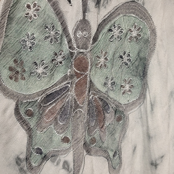 Shova Fashion Elegant Butterfly Print Dress - Picture 3 of 6